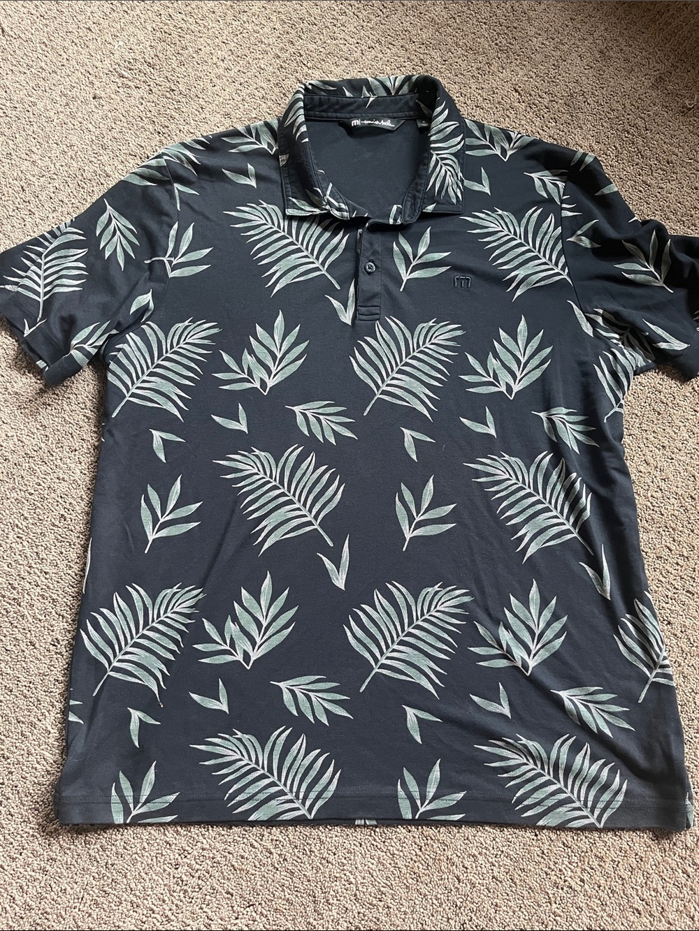 Travis Mathew Patterned Polo